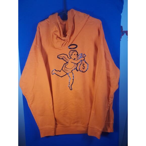 Hoodie Sweater Men's Size XL Orange Cupid - Picture 16 of 16